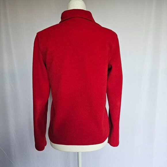 GAP Women's Red Fleece Zippered Jacket with Pockets, Size XS - Picture 14 of 16